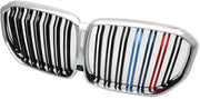 Voorbumper - Voor BMW X5 G05 2019 - Auto accessoires - Dubbele niergrille - Chroom + M-kleur - M Look stijl