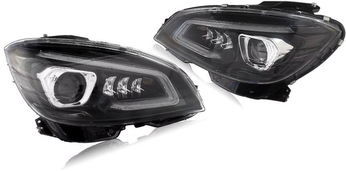 Hoofdkoplampen 2x - Voor Mercedes C-Klasse W204/S204 (2011-2014) - GT Look - Auto Accessoires