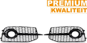 Grille - Voor Audi Q3 S-Line 2011-2015 - Auto accessoires - Mistlichtgrille - Honingraat grille - Deksel