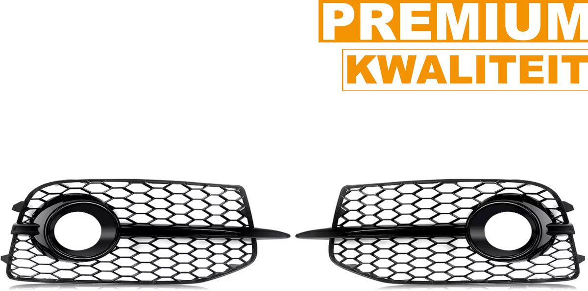 Grille - Voor Audi Q3 S-Line 2011-2015 - Auto accessoires - Mistlichtgrille - Honingraat grille - Deksel