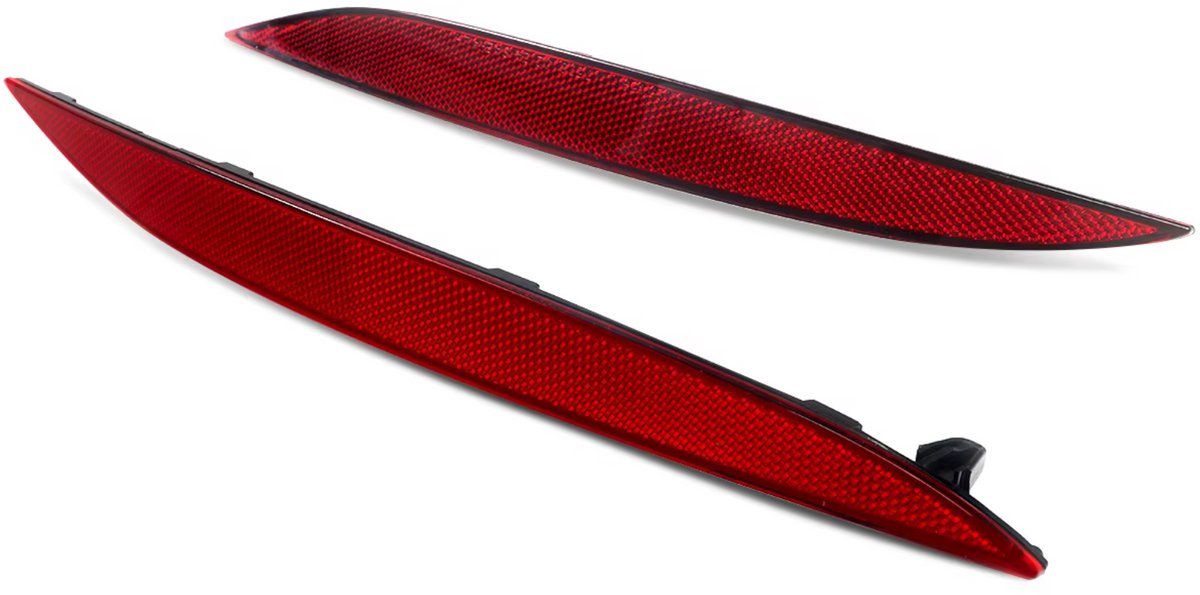 Reflectorset Straton - Achterbumper Balken - Rood - Voor Tesla Model X (2016-2023) - 1034342/1034343 - Auto Accessoires