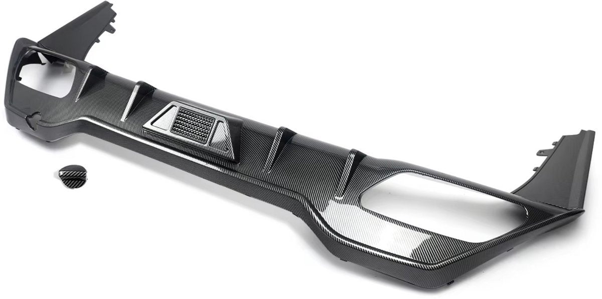 Achterbumper Iron Vistaro - Achterbumper Iron - Voor BMW 8 Serie G16 M850i/840d Sport Bumper - Carbon Fiber ABS - Auto accessoires