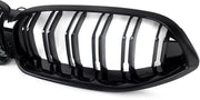 Voorbumper grille Vortex - Gloss Zwart - Met Camera - Auto accessoires - Voor BMW 8 Serie G14/G15/G16 (2020-2022)