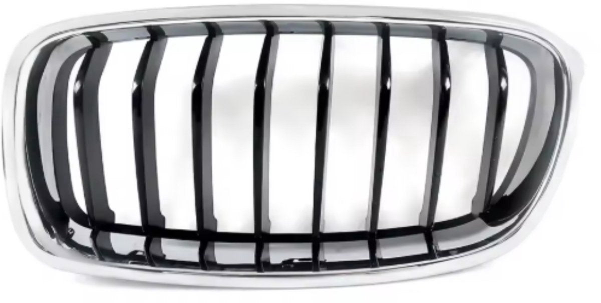 Grille Racerline - Voorbumper Grille - Voor BMW 3 Serie F30/F31/F35 (2012-2018) - Chroom & Zwart - Auto accessoires
