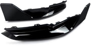 Splitter Dravon - Bumper Splitter Lip Schorten - Voor BMW G80 M3 Sedan (2021-2024) - Glanzend Zwart - MP Stijl - Auto accessoires