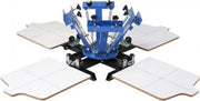 Zeefdruk set 360 graden - Roterende machine - Geschikt voor inkt of verf - 54x45 cm - Textiel - Dubbel Laags - Frame - Voor T-shirts & Textieldruk