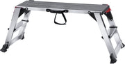 Aluminium Werkkruk - 200KG - Stevig - Opstapje - Krukje - Opklapbare - Zilver