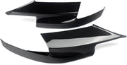 Side Hoek Splitters Voorbumper - Set van 2 - Voor BMW F10 M5 Sedan (2010-2016) - Zwarte Look