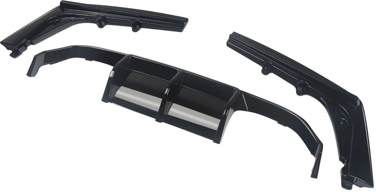 Achterdiffuser Lip - Voor BMW F80 M3/F82 M4 (2015-2020) - Glossy Black - Auto accessoires - Achter bumper