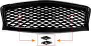 Voorbumper Bovenste Grille - Voor Infiniti Q50 (2018-2022)- JDM Gloss Zwart
