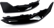 Bumper Splitter Lip Schorten - Voor BMW G80 M3 Sedan (2021-2024) - MP Stijl - Skirt - Glanzend Zwart - Auto accessoires