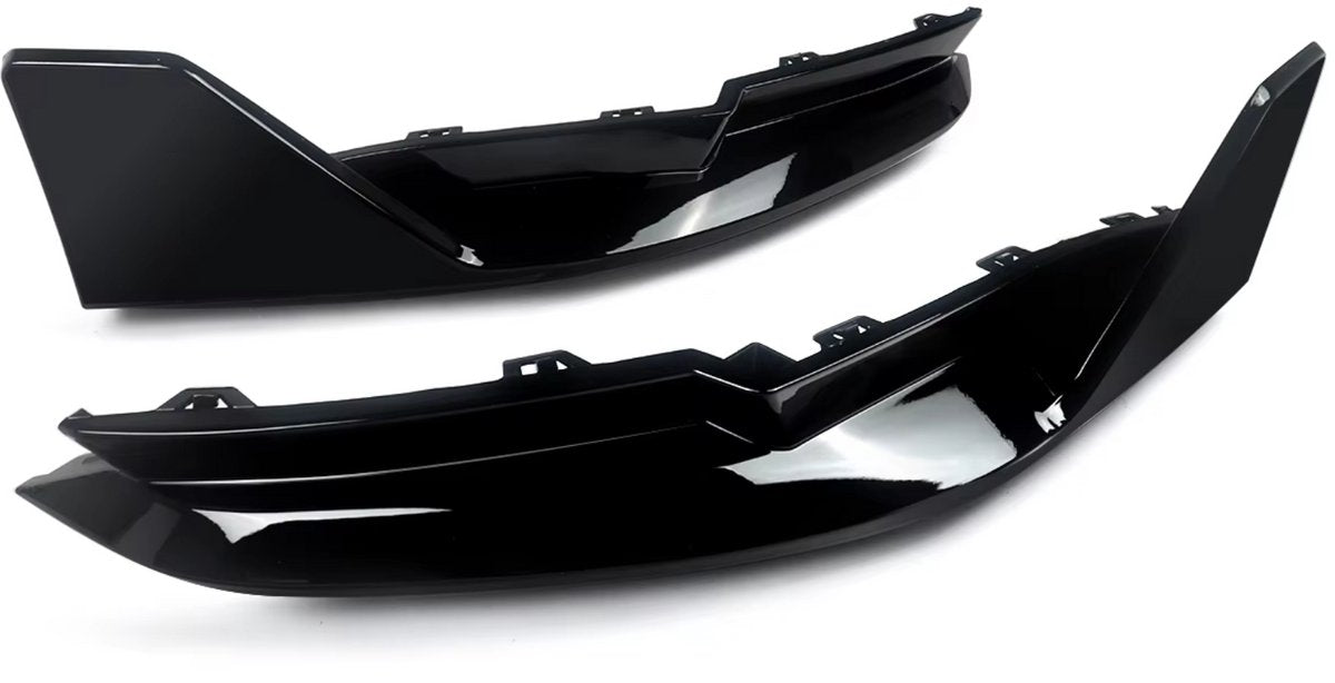 Bumper Splitter Lip Schorten - Voor BMW G80 M3 Sedan (2021-2024) - MP Stijl - Skirt - Glanzend Zwart - Auto accessoires