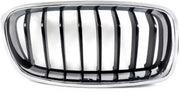Rechter voor Nier grille - Voor BMW 3 Serie F30/F31/F35 (2012-2018) - Chroom & Zwart - Auto accessoires