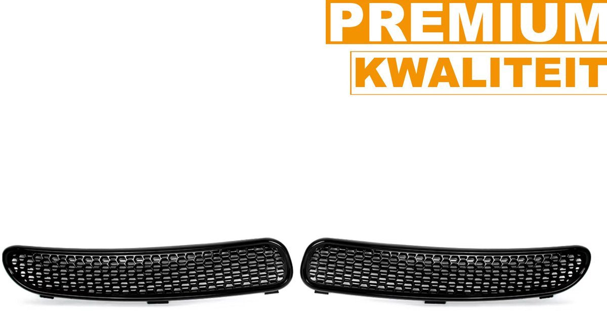 Grille Front Nextron - Voorbumper grill Deluxe - Voor Mini Cooper R50/R52/R53 - Honingraat Mesh
