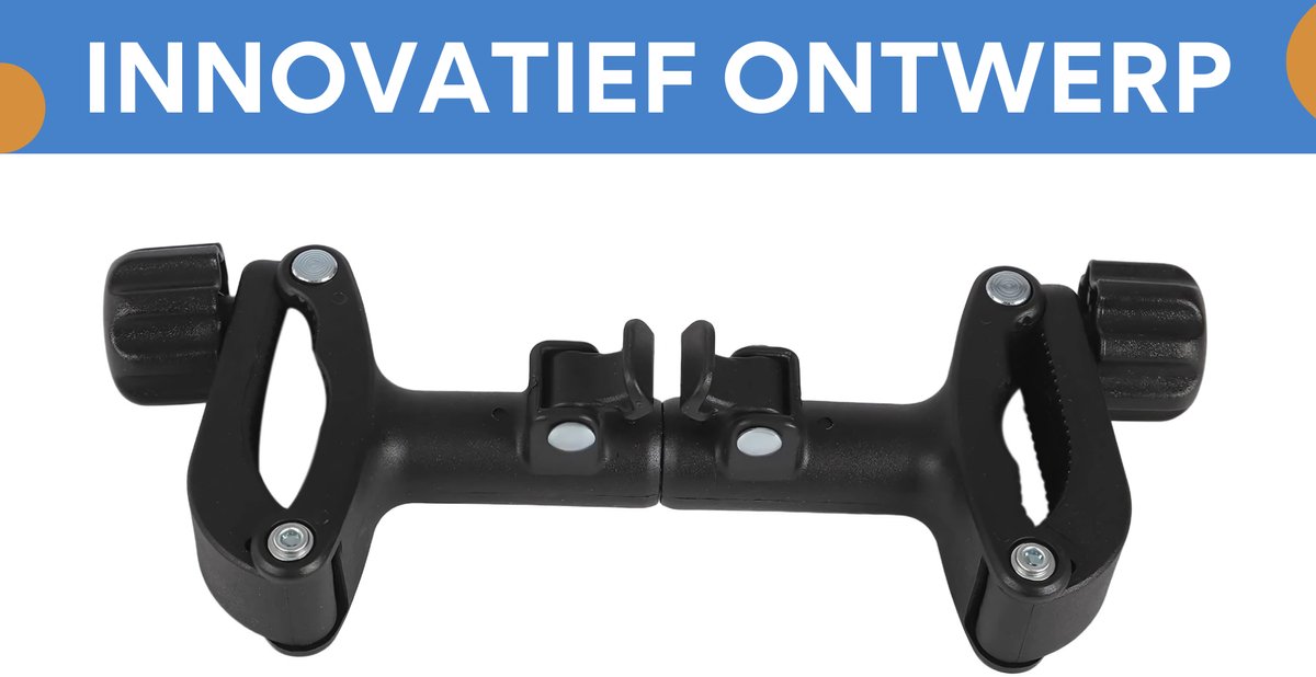 3 STKS Universele Kinderwagen Connector - Voor Twin en Paraplu Kinderwagens - Verstelbare Lengte - Lichtgewicht en Essentieel voor Reizen