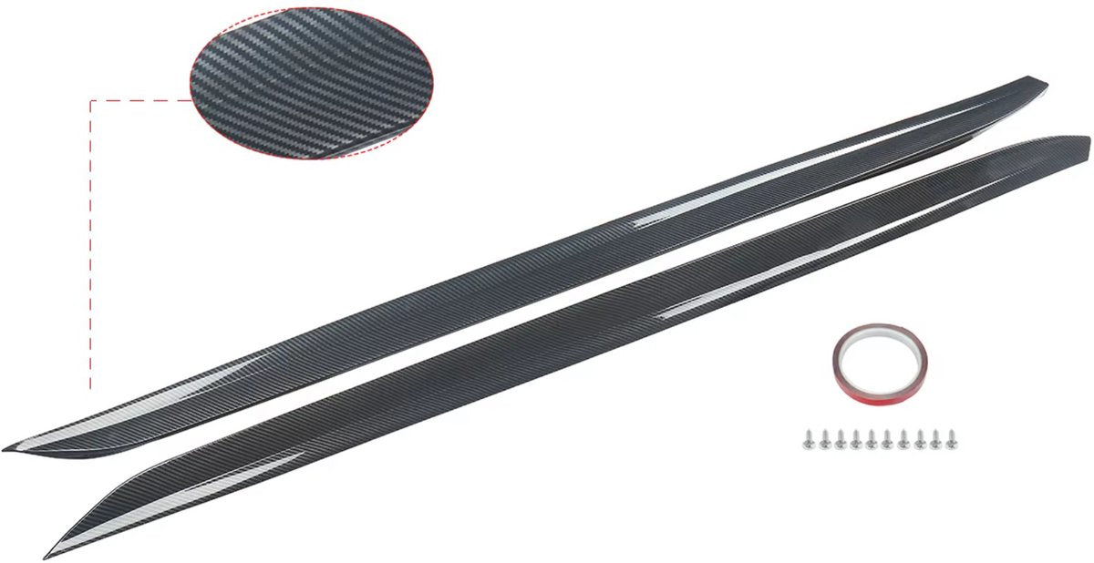 Performance Side Skirts - Carbon Look - Voor BMW 3 Serie G20 330i/M340i (2019-2021) - Set van 2