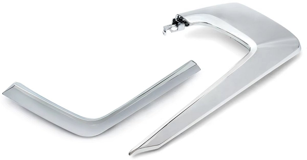 Voorbumper - Voor Mitsubishi Outlander Sport RVR 2016-2019 - Auto accessoires - Links - Chromen bumperlijst