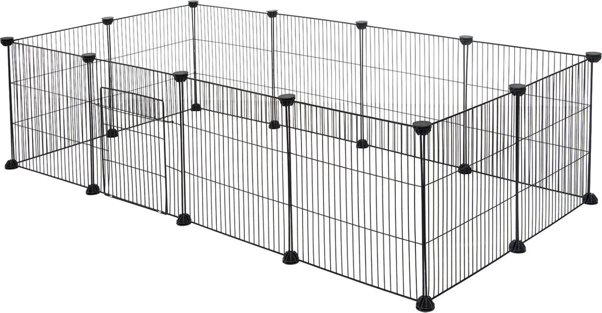 Knaagdierenren - Wit - Verstelbaar - Kleine Dieren - 142x53x71cm