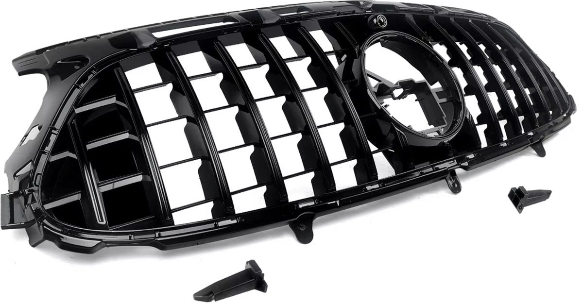 Voorbumper Grille - Voor Mercedes GLA-Klasse H247 (2020-2023) - Glanzend Zwart - GT Stijl - Auto Accessoires