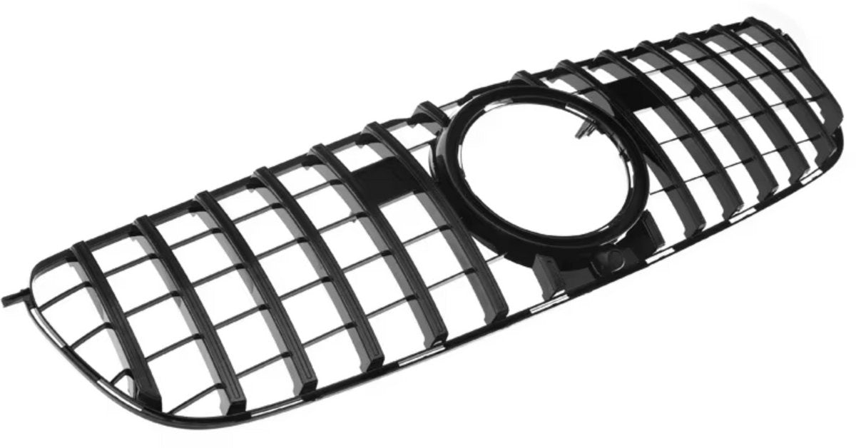 Voorbumper - Voor Mercedes GLS-Klasse X166 2016-2019 - Auto accessoires - GT grille - Voorgrille - Gloss Zwart