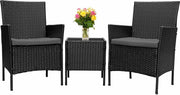 Tuinset - 2 Persoons - Loungeset - Wasbare Kussens - Tuintafel en stoelen