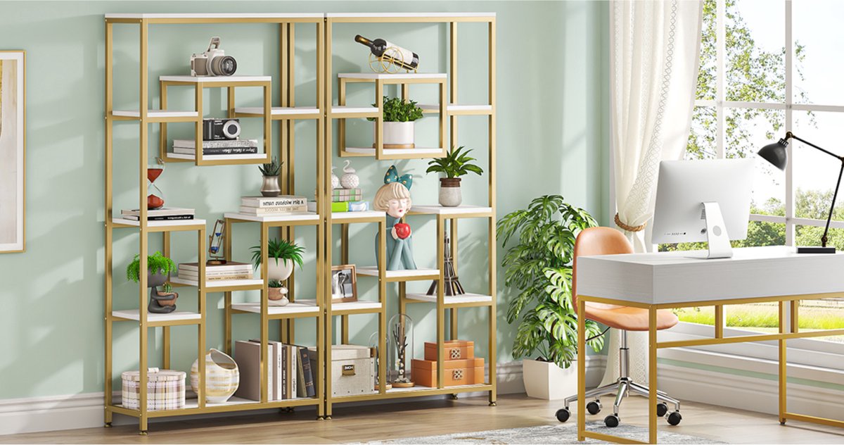 Boekenkast Burny - 180cm - Boekenrek Opbergrek - Stellingkast Metaal - Geschikt voor Woonkamer, Kantoor of Slaapkamer