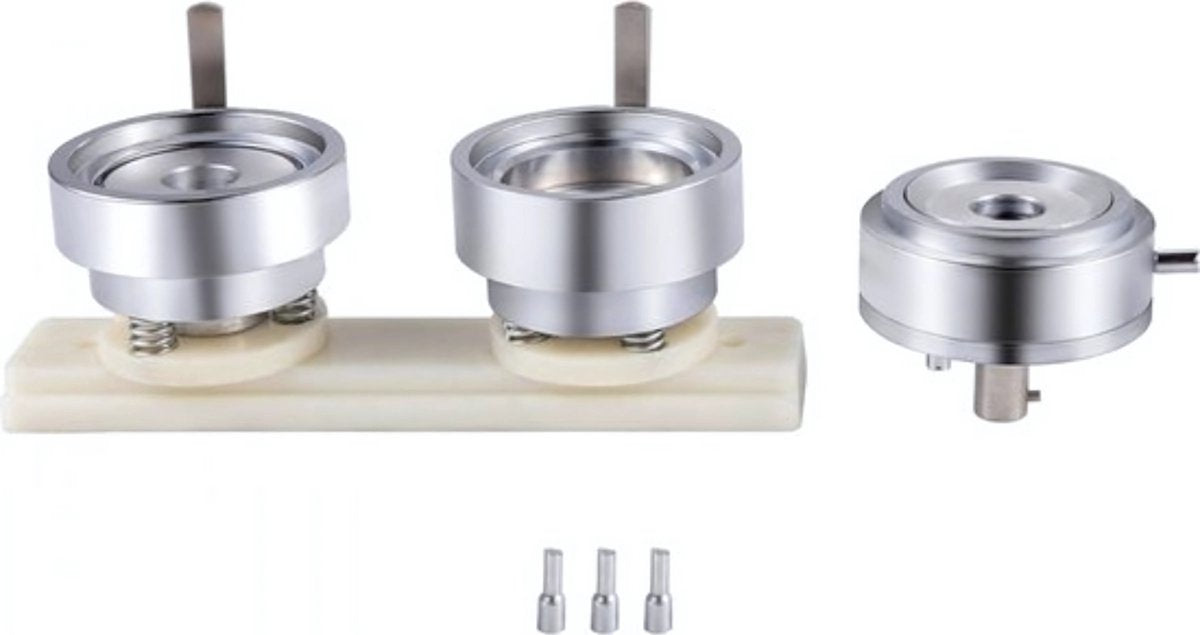 Button maker - 3 stuks - Snijmachine- Aluminium button machine - Badge maker - Knopenmachine - Pin - Handmatige buttonmaker pers
