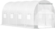 Professionele Kas - Moestuin - Waterdicht - Wit - Walk in - 215 Cm Hoog - Met ramen