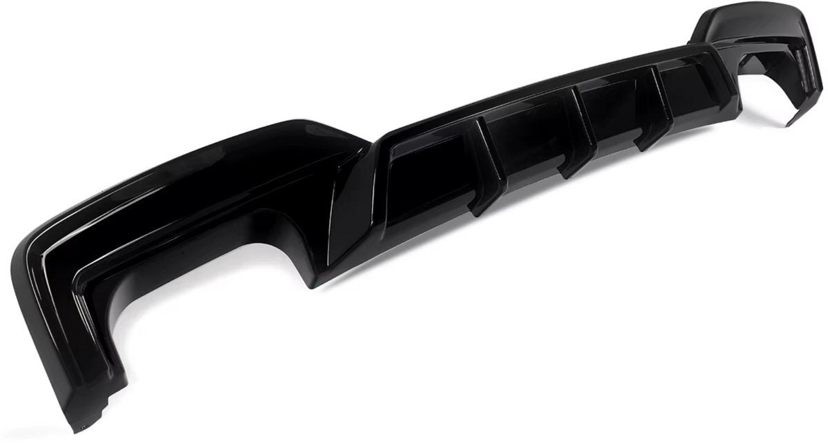 Diffuser Nitro - Achterbumper Diffuser Nitro - Gloss Zwart - Voor BMW M6 F06/F12/F13 650i/640i (2012-2018) - Auto accessoires