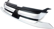 Bovenste Grille - Voorbumper - Voor Mitsubishi Outlander (2016-2018) - Chroom/Zwart - Auto Accessoires