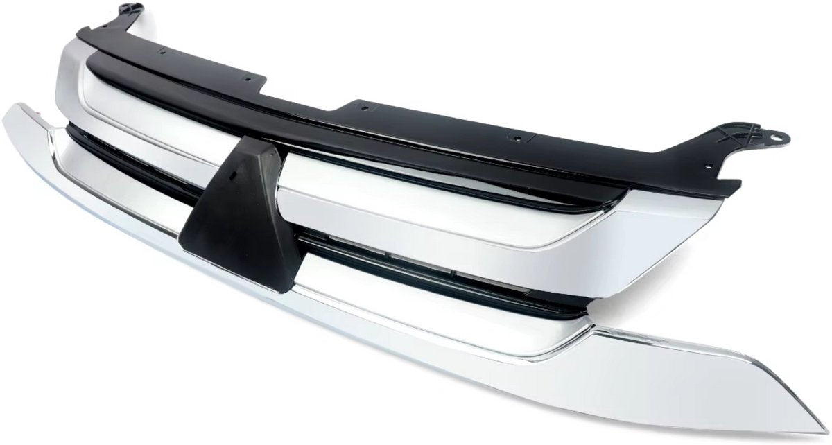 Bovenste Grille - Voorbumper - Voor Mitsubishi Outlander (2016-2018) - Chroom/Zwart - Auto Accessoires