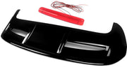 Spoiler Stridon - Achterbumper Spoiler Glanzend - Voor Ford Fiesta MK7/MK7.5 (2008-2019) - ST Stijl - Glanzend Zwart