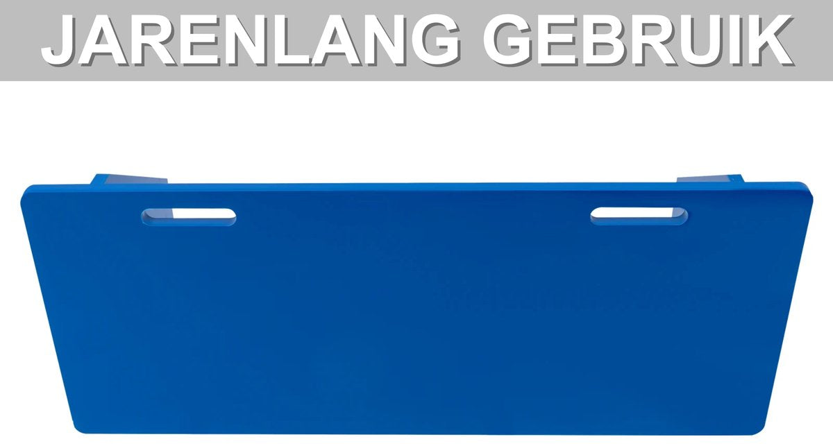 Rebounderboard - Voetbaltrainig - Voetbalbouncer - Trainingsmatriaal – Voor voetbaltraining binnen en buiten – Voor passen en schieten - Blauw