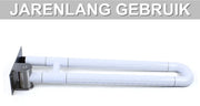 Toilet wandbeugel - Voor badkamer en toilet - Handgreep - 60cm - Steunbeugel met antislip - Ouderen- WC