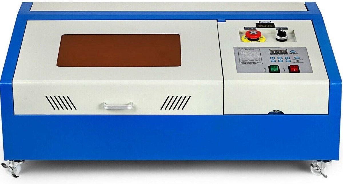 Happyment Graveermachine PRO - Mini DIY Laser - Graveren - Hoge snelheid desktop laser - Cutter - Snijder - Uitsnijder - Printer - Voor multifunctioneel gebruik - Papier, karton, hout, rubber, leer - 220V