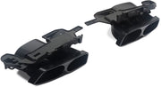 Achterbumper - Voor Mercedes S-Klasse W222 2013-2017 - Auto accessoires - Diffuser - Gloss Zwart - AMG lijn