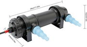 Sterilisatielamp voor Aquarium - Voor Reiniging van Aquaria & Watertanks - Dompelbaar & Waterdicht UV-Licht - Krachtige Algen- en Bacteriebestrijding