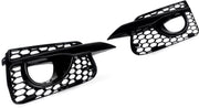 Mistlamp Grille Covers - Voor Infiniti Q50 (2014-2017) - Honingraat Stijl - Glanzend Zwart