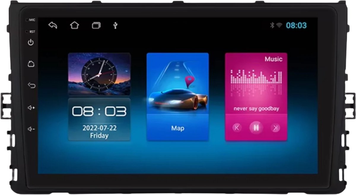 Android Auto Radio - Voor VW Volkswagen MQB Polo Plus, T-Cross, T-Kruis, T-Roc - CarPlay, 4G, Multimedia GPS Navigatie