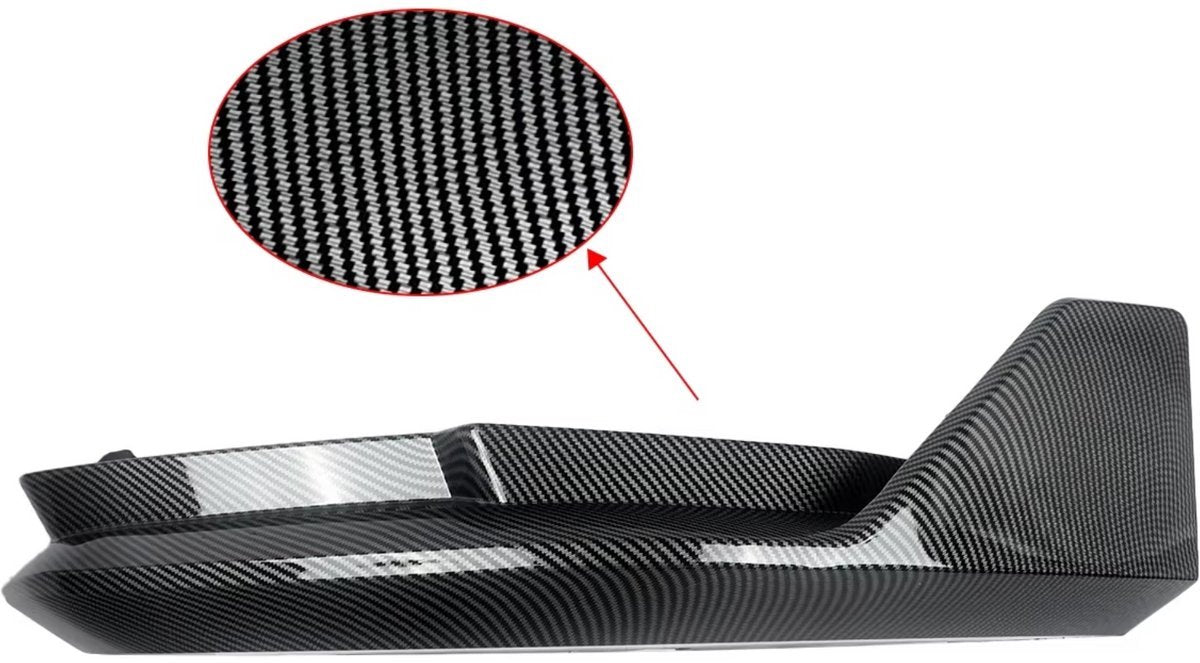 Splitter Lip Fioren - Voorbumper Schorten - Voor BMW G80 M3/G82 Coupe (2021-2023) - MP Stijl - Koolstofvezel Look - Auto accessoires