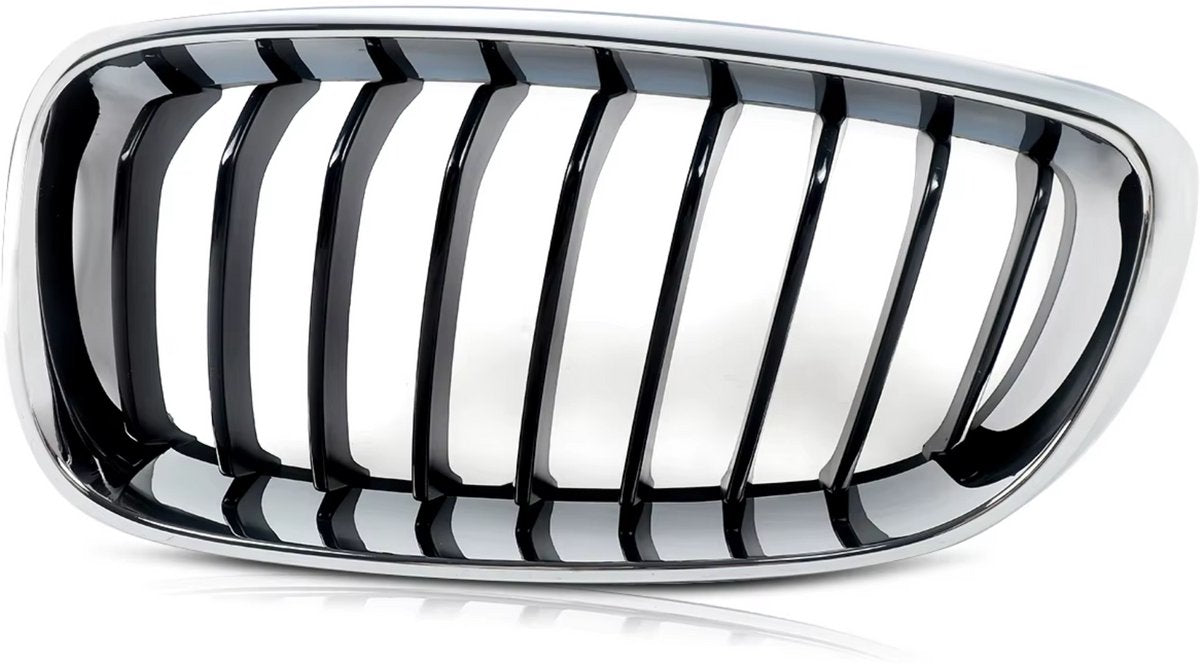Voorbumper grille - Chroom & Zwart - Voor BMW F34 328i/335i 3 Serie GT (2013-2019) - Links & Rechts - Auto accessoires