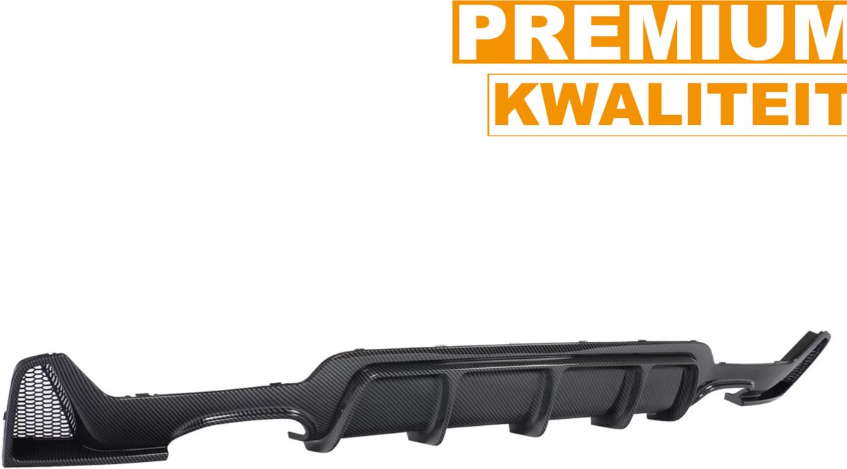 Quad Uitlaat Diffuser Carbon Pro- Voor BMW 4 Serie F32/F33/F36 M Sport (2014-2018)- Carbon Look - Auto accessoires