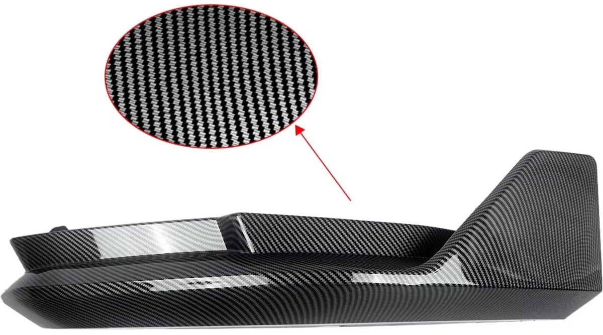 Voorbumper Splitter Lip Schorten - Voor BMW G80 M3/G82 Coupe (2021-2023) - MP Stijl - Koolstofvezel Look - Auto accessoires