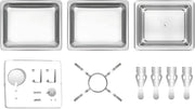 Buffetverwarmer - Chafing dish - Buffetwarmer - Warmhoudplaat - Warmhoudbakken - Voor Catering en Buffetserveren
