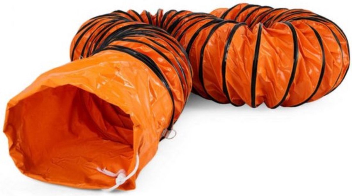 Ventilatieslang - 5 meter Flexibel - Luchtafvoerslang - Afzuigslang - 8 Inch / 20cm - PVC - Voor Afzuiging