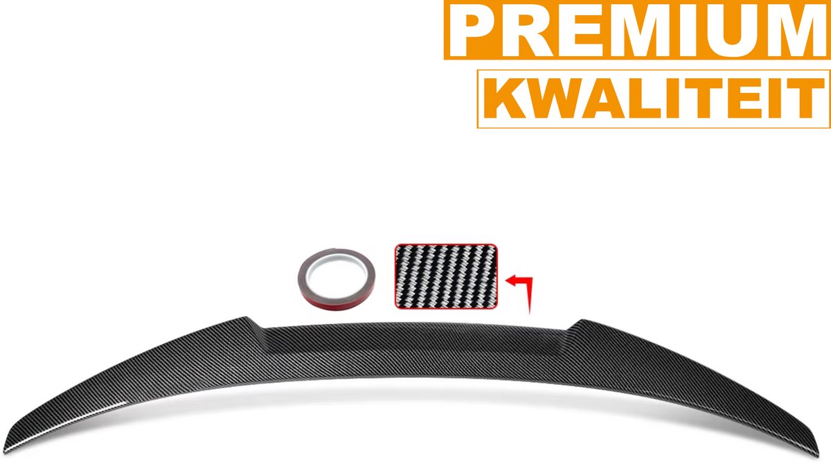 Kofferbak Spoiler Wing Lip - Carbon Kleur - Auto accessoires - Voor BMW G23 M440i Convertible (2020-2024)