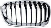 Front Niergrille - Chroom + Zwart - Auto accessoires - Voor BMW 1 Serie F20/F21 LCI (2015-2019)
