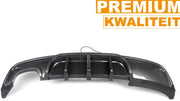 Diffuser Kit Dravon - Achterdiffuser Bumper Deluxe - Voor BMW 1 Serie E82 Coupe 135i M Sport - Carbon Look F1 Stijl - Auto accessoires