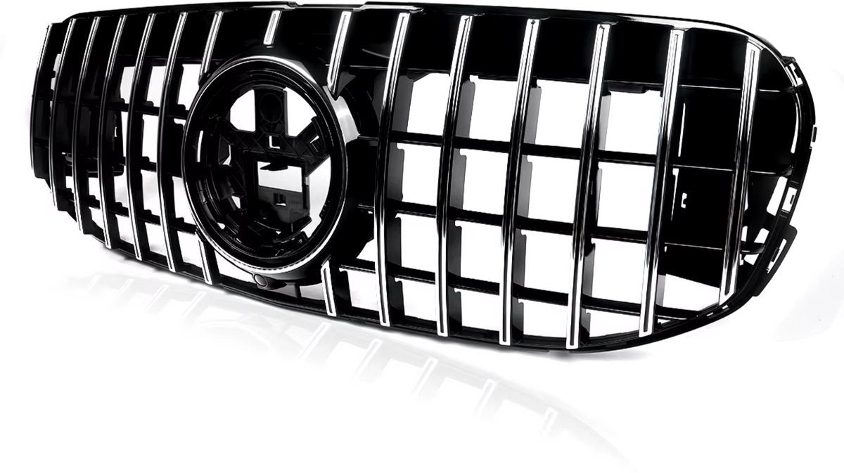 Voorbumper Grille Fivaro - Brutal - AMG GLS 63S Stijl - Chroom - Auto Accessoires - Voor Mercedes X167 GLS Klasse (2020+)