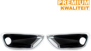 Mistlamp Frame Apexline - Chroom/Zwart - Voor Jeep Grand Cherokee (2017-2021) - Deksel Grille Set - Auto Accessoires